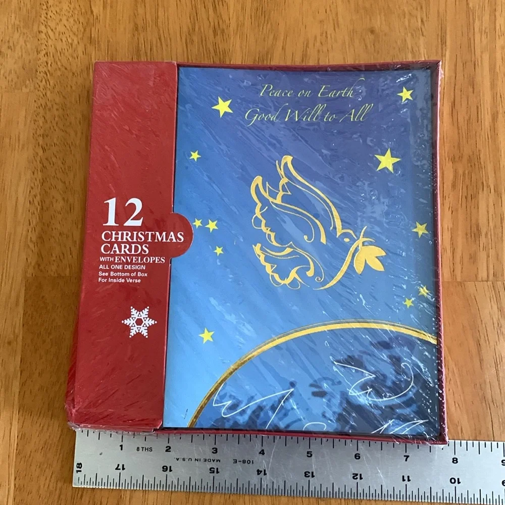🛑 New Christmas Holiday Greeting Cards Peace on Earth